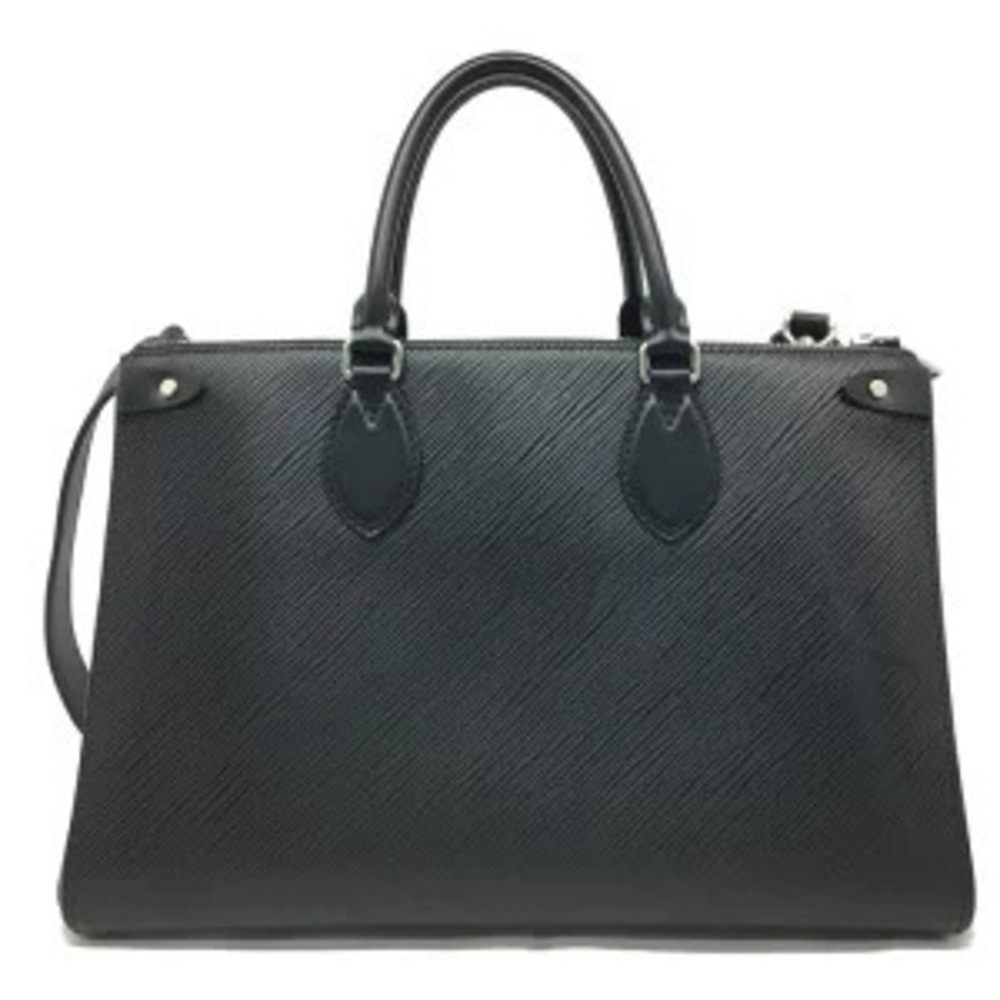 Louis Vuitton Shoulder Handbag Black Tote Grenelle Bag Epi